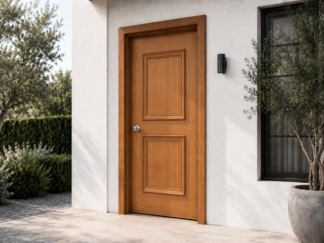 AU_Door_Single Swing_Double-Standard Panel