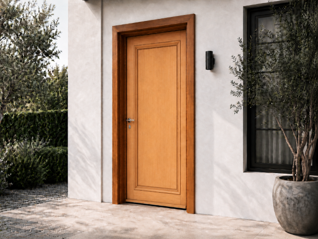 AU_Door_Single Swing_Single-Standard Panel