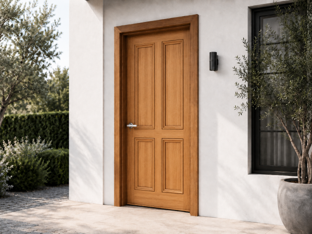 AU_Door_Single_4_Panel