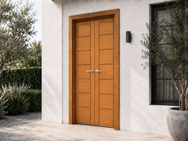 AU_Swing_Door-Double_SteelTrim