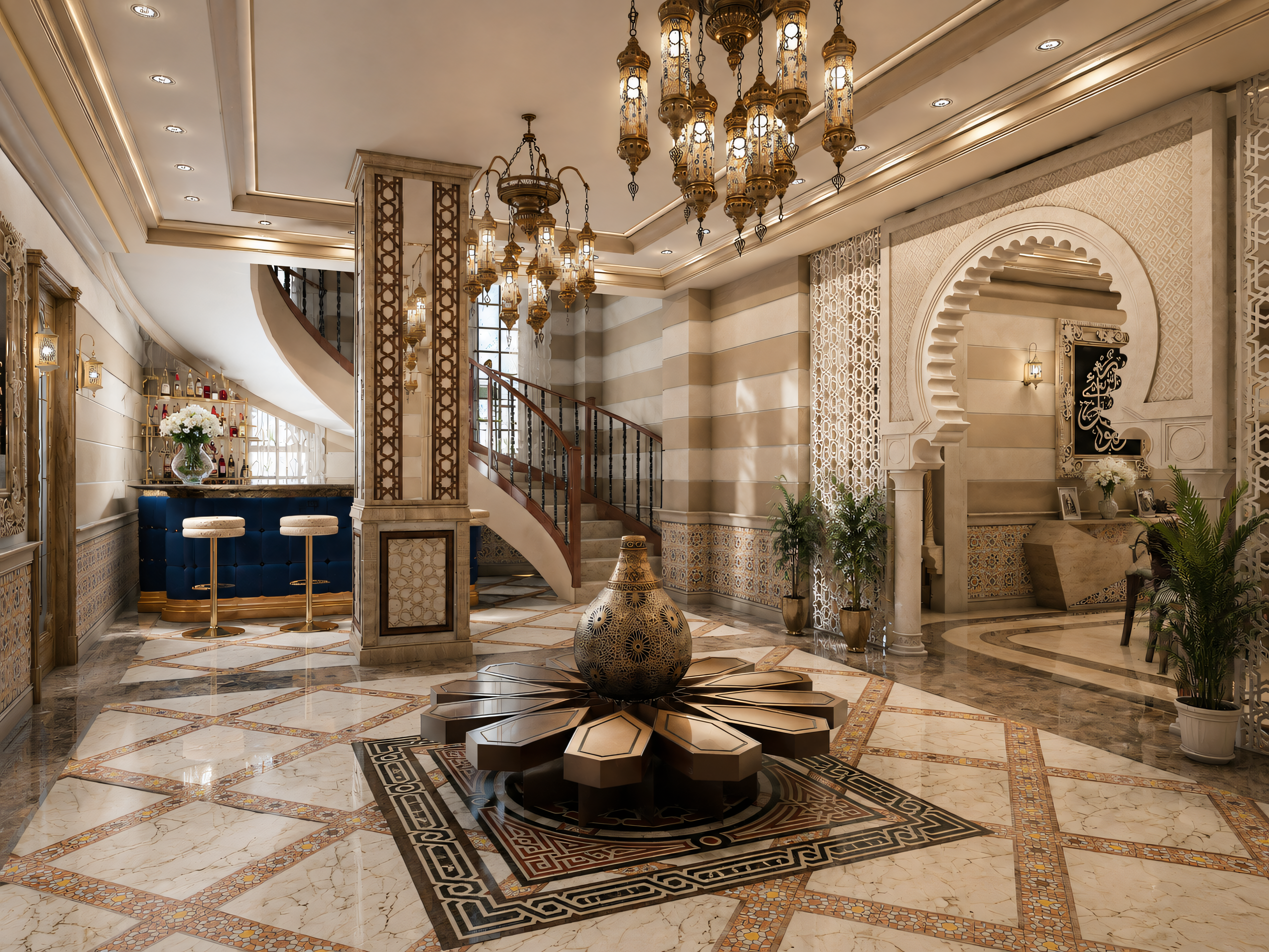Arabesque Villa Interior — image 7